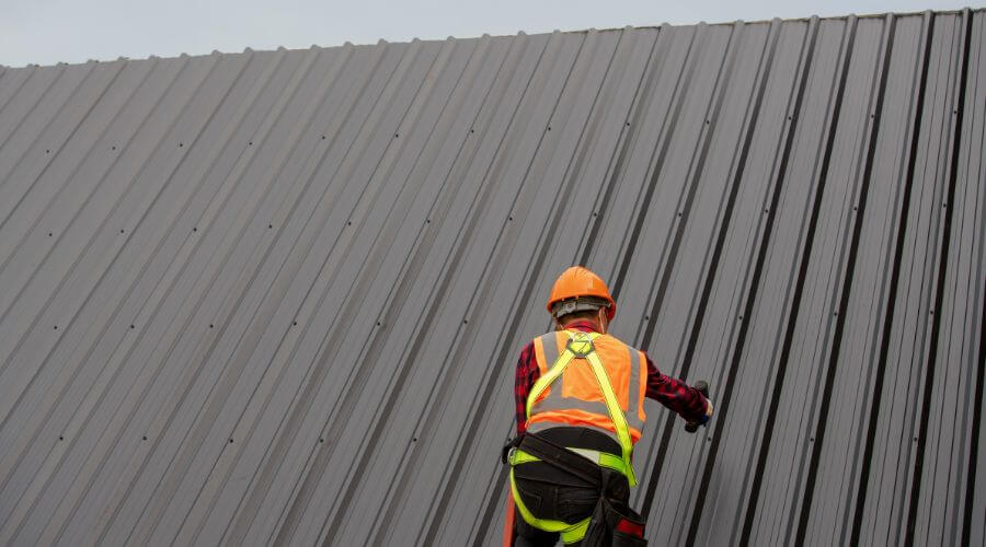 Professional metal roof installation services in Hordville, NE